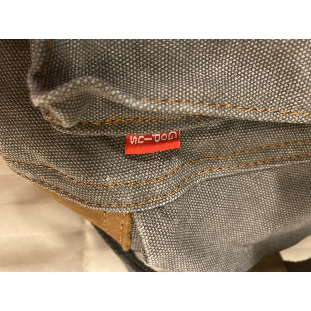 Go Plus Messenger Shoulder Bag With Canvas With Leather Accents - Picture 4 of 9